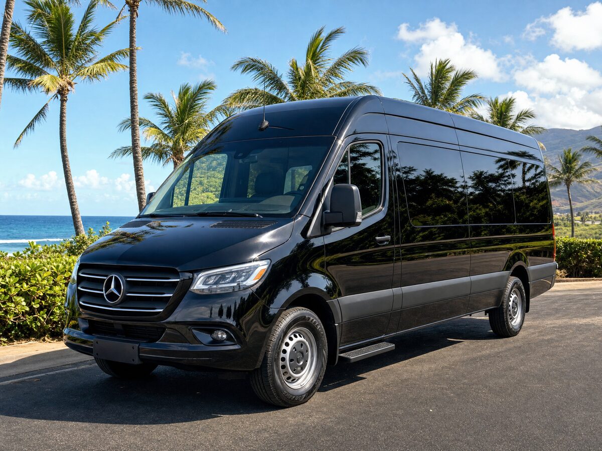 Shuttle Van — Maui airport taxi and shuttle vehicle